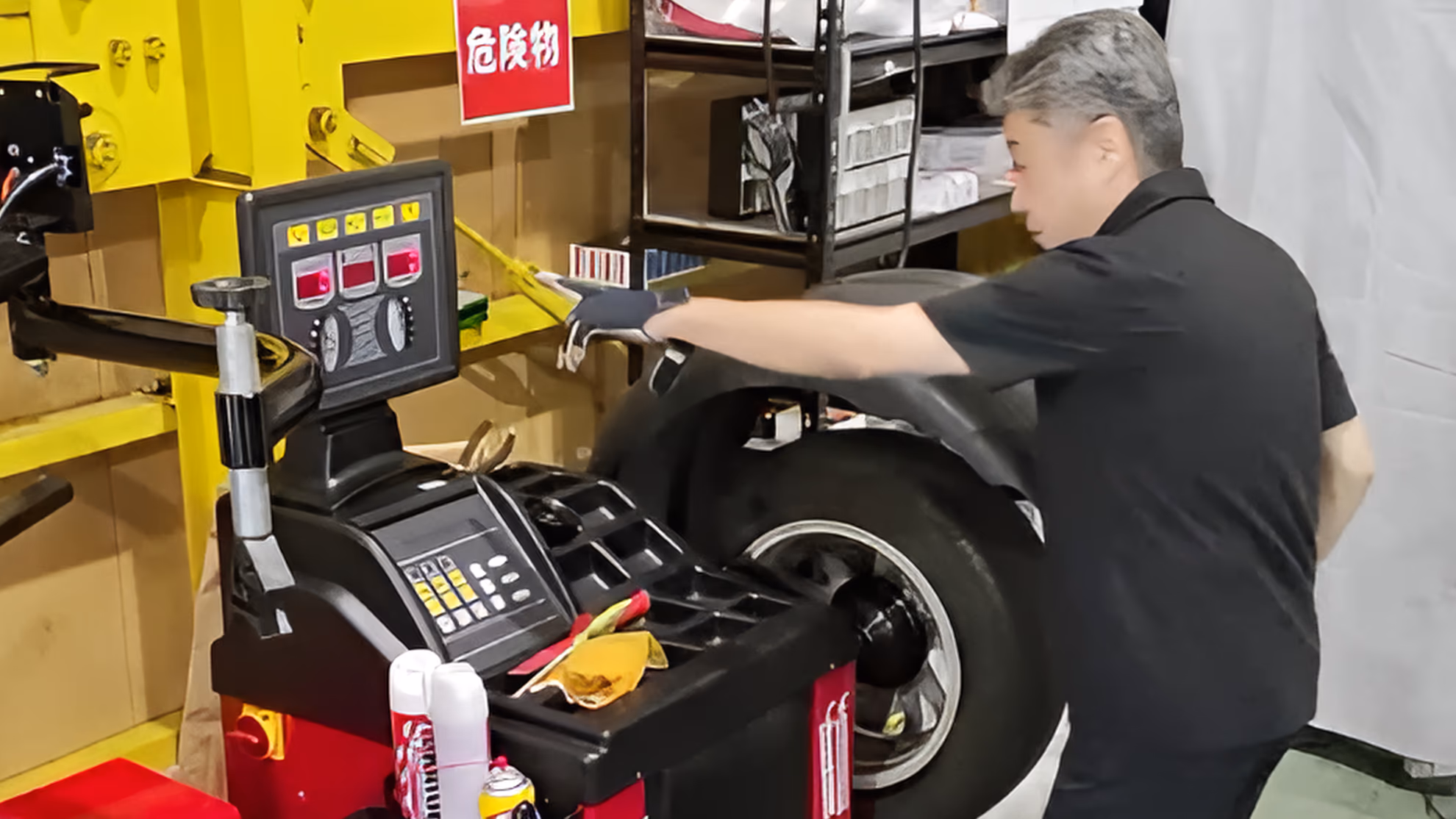 ホイールバランス調整 のサービスイメージ