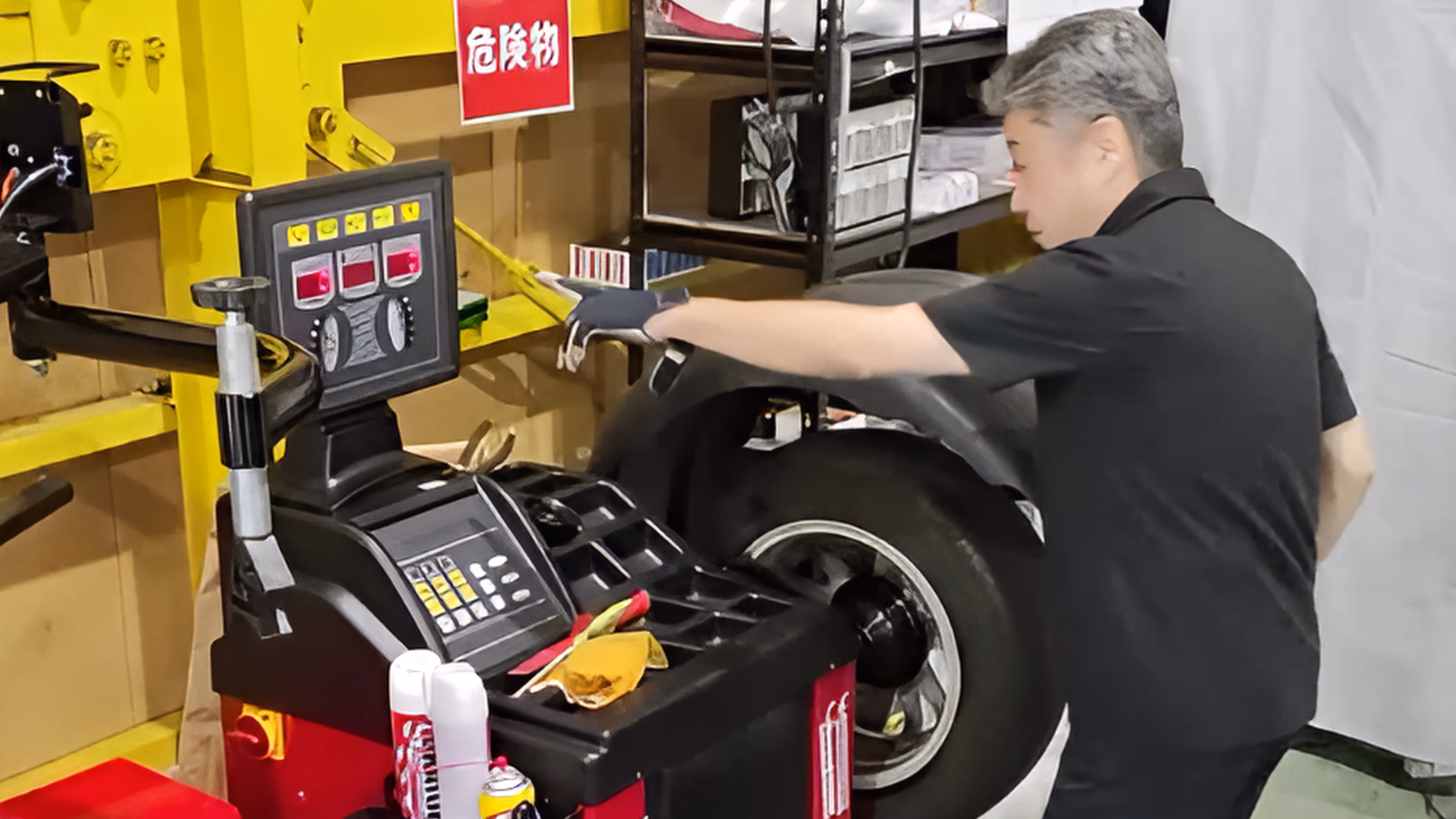 ホイールバランス調整サービスのイメージ画像